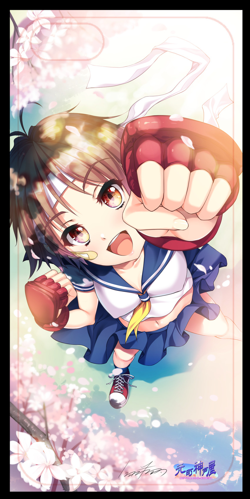 kasugano sakura (street fighter and 1 more) drawn by hozumi_kaoru