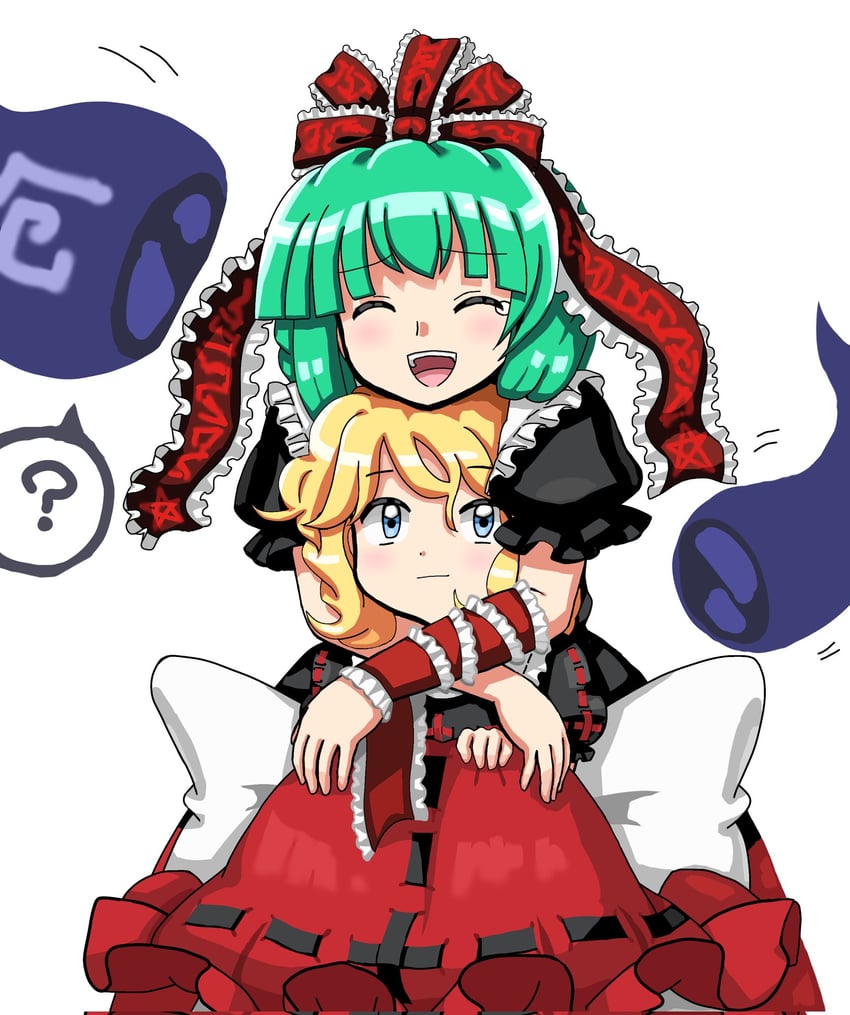 kagiyama hina and medicine melancholy (touhou) drawn by sakuraba_medhi