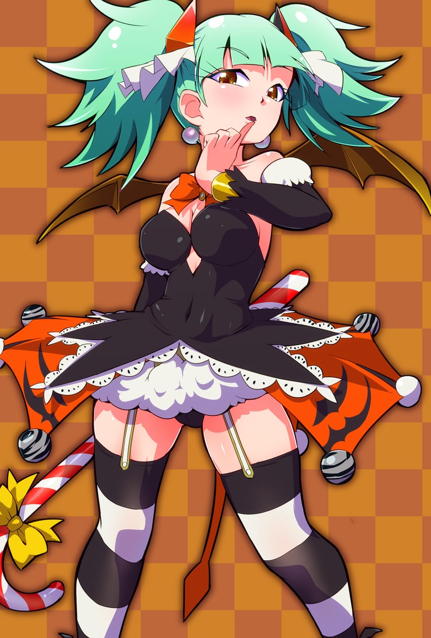 hatsune miku, biburi, and halloween miku (vocaloid and 2 more) drawn by ryuuta_(cure_ryuuta)