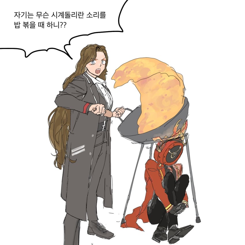 dante and rodion (project moon and 1 more) drawn by jeyeahi