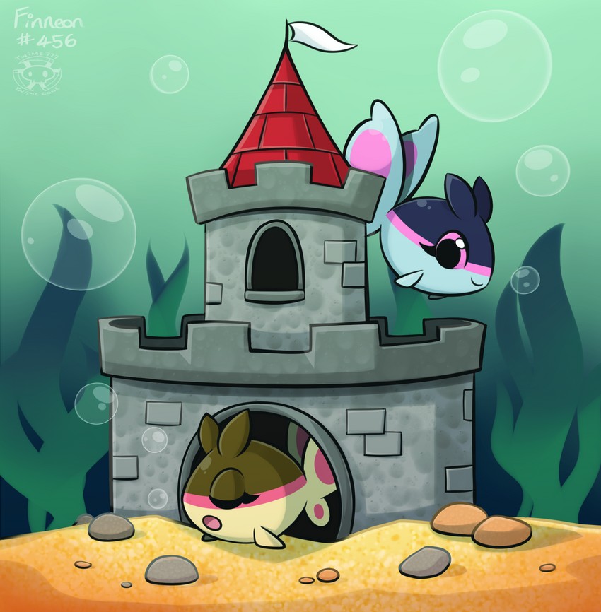 finneon (pokemon) drawn by twime777