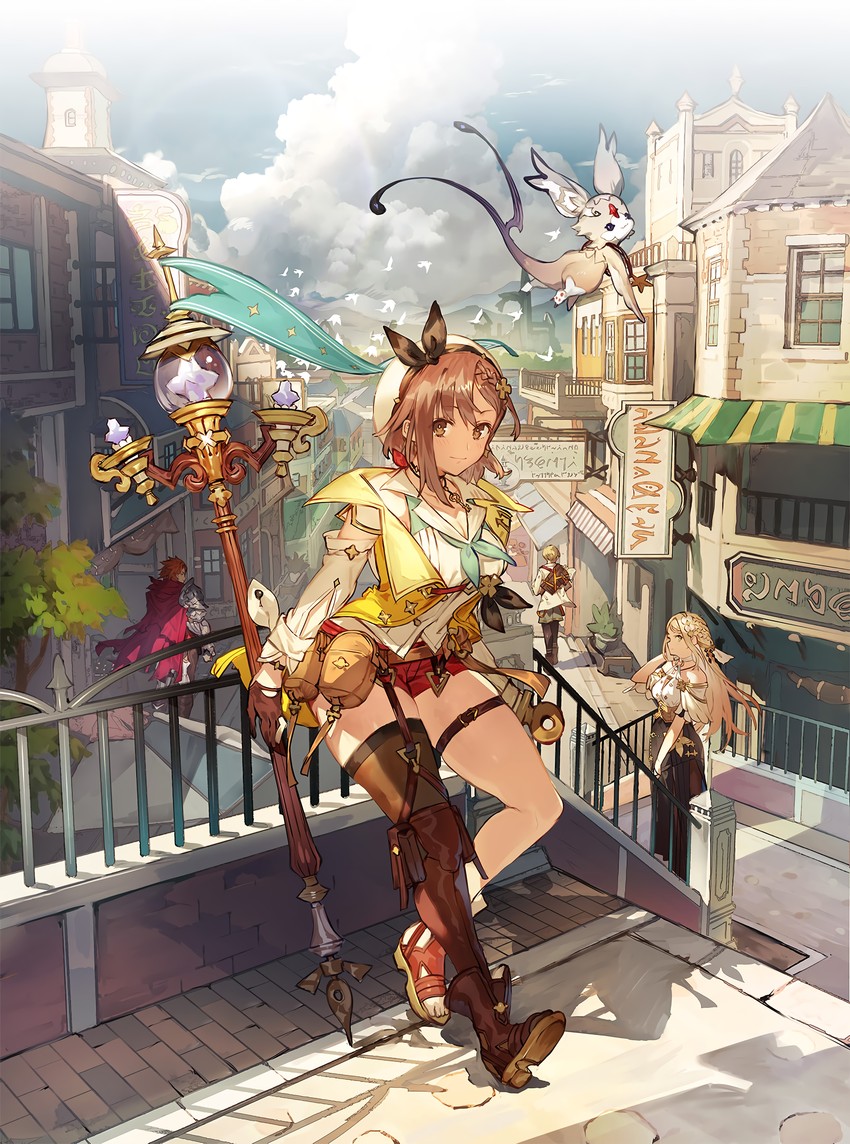 reisalin stout, klaudia valentz, lent marslink, and tao mongarten (atelier and 2 more) drawn by toridamono