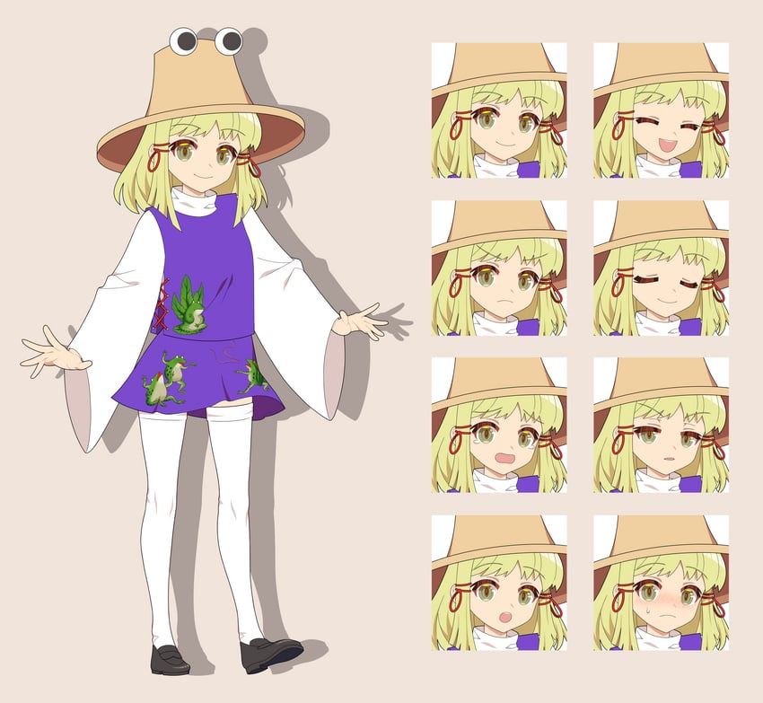 moriya suwako (touhou) drawn by 4rion