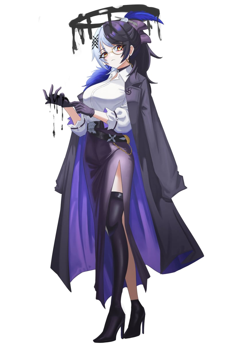 shiori novella (hololive and 1 more) drawn by yorn_(yor_n)