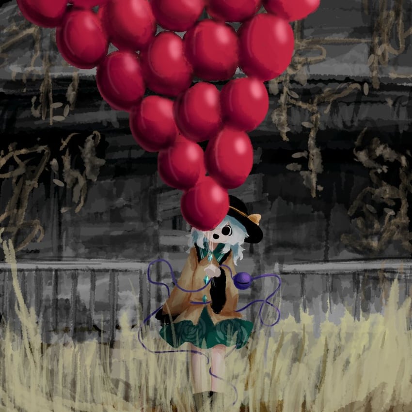 komeiji koishi (touhou and 1 more) drawn by heripantomorrow