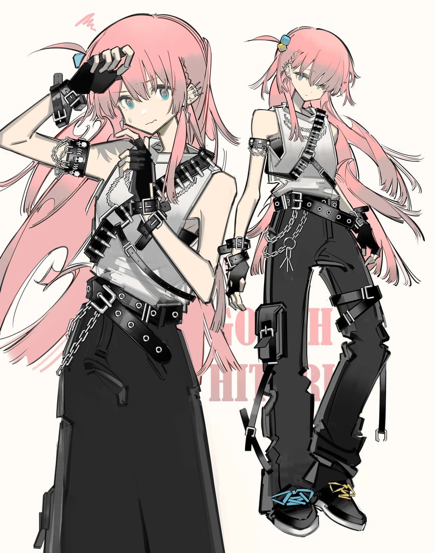 gotoh hitori (bocchi the rock!) drawn by rin_lingsong