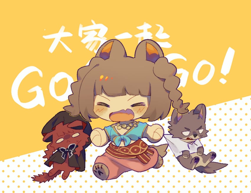 morgana, jacopo bearzatti, and ceren (fata morgana no yakata) drawn by yuer6350