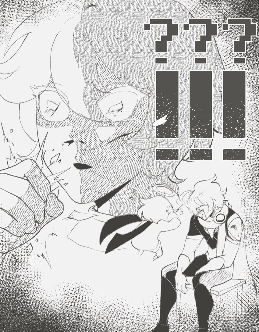 aether and paimon (genshin impact and 1 more) drawn by nyantcha
