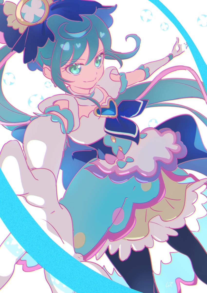 fuwa kokone and cure spicy (precure and 1 more) drawn by shipu_(gassyumaron)