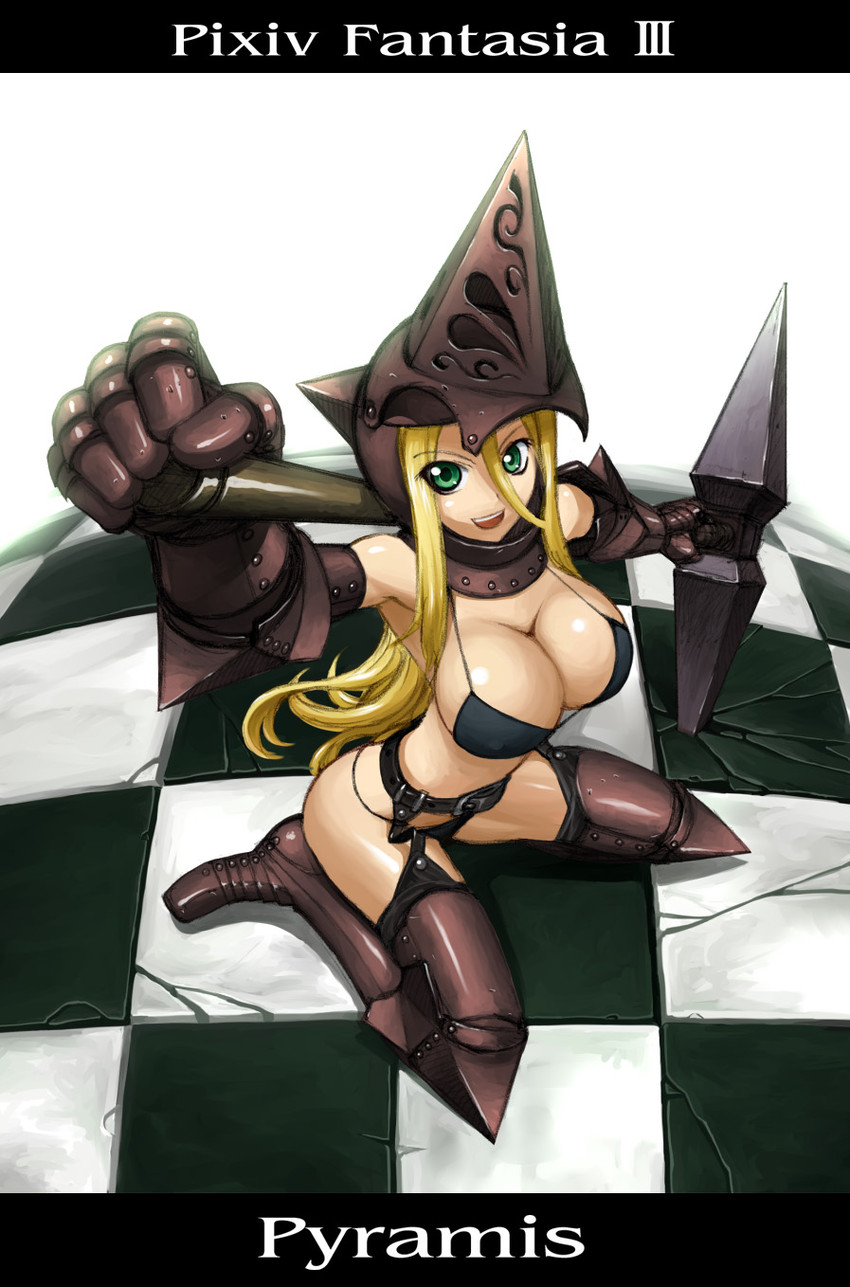 pyramis (pixiv fantasia and 1 more) drawn by okayado
