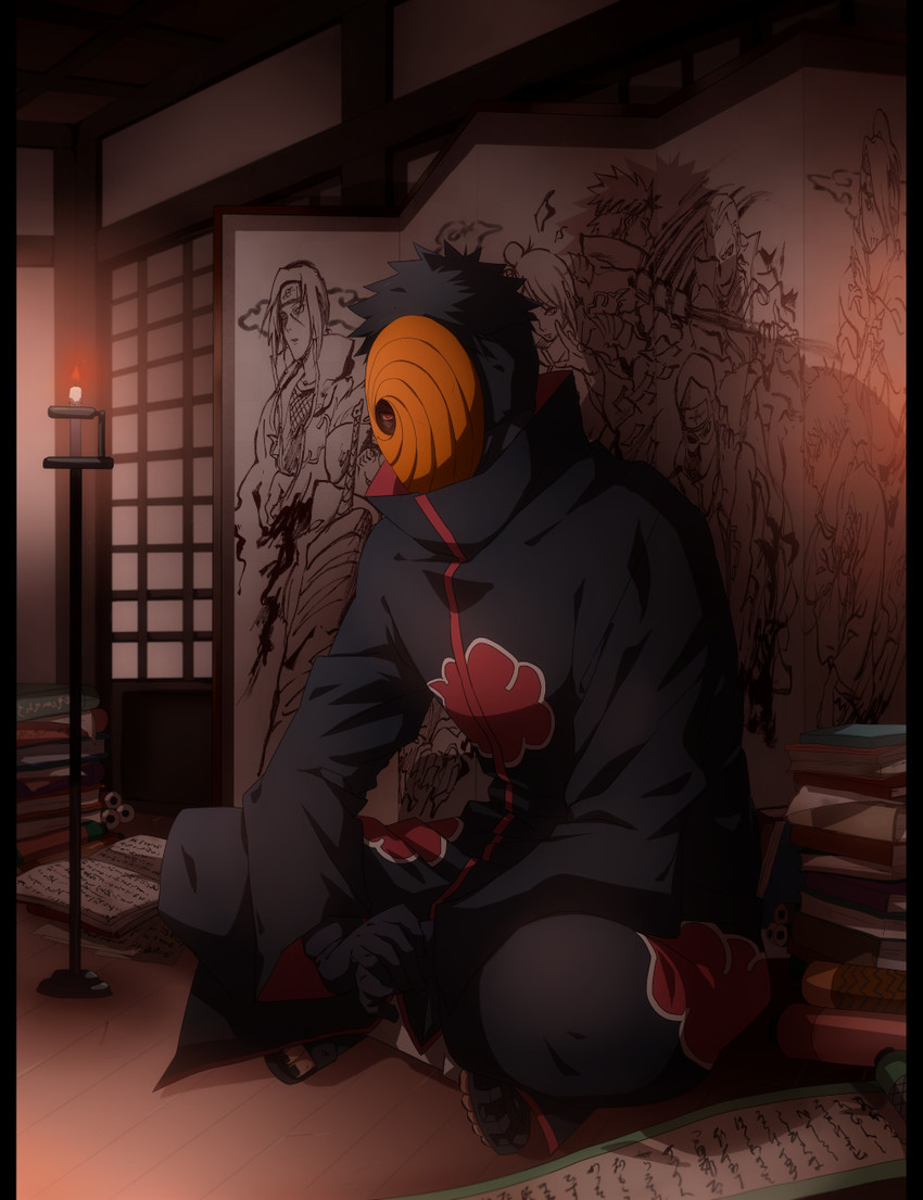uchiha itachi, uchiha obito, deidara, konan, sasori, and 6 more (naruto and 1 more) drawn by akasuna_no_hedoro
