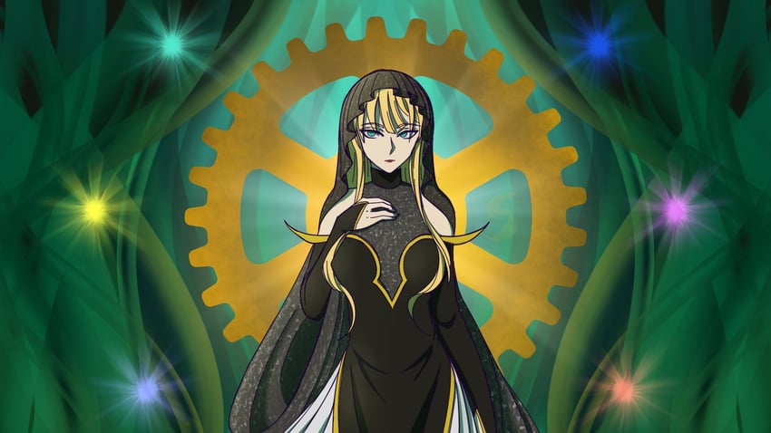 elluka chirclatia and elluka clockworker (vocaloid and 2 more) drawn by lexsi0maxel