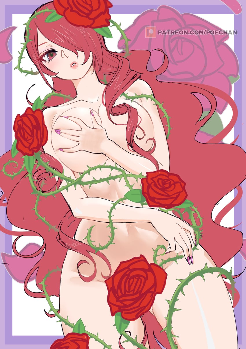kirijou mitsuru (persona and 1 more) drawn by poechan_chan