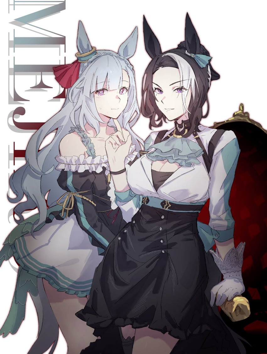 mejiro ardan and mejiro ramonu (umamusume) drawn by pipi_(pierce_cn)