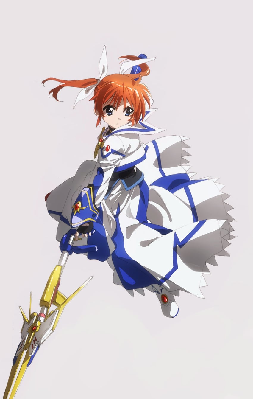 takamachi nanoha and raising heart (lyrical nanoha and 3 more) drawn by bygddd5