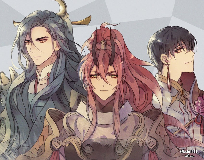 ian, aran, and biryu (lord of heroes) drawn by lesin1111