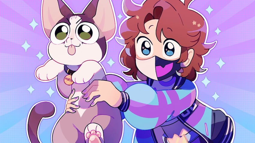 ranboo and moose (indie virtual youtuber and 1 more) drawn by sleepy_cheeky