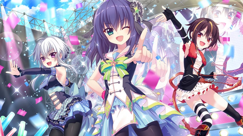 honjou kasumi, ichijou ruka, and bandou mikuru (re:stage!) drawn by izumi_tsubasu