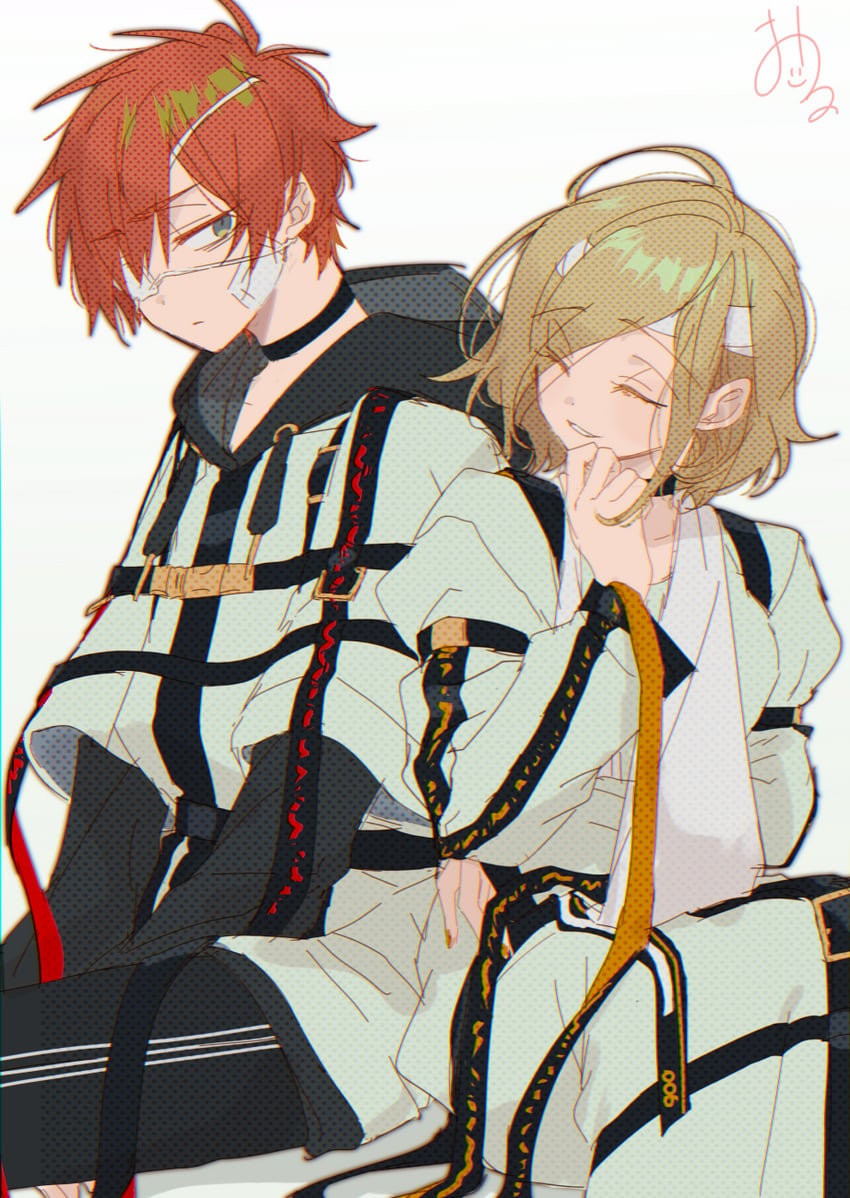 kajiyama fuuta and shiina mahiru (milgram) drawn by kao_ru05