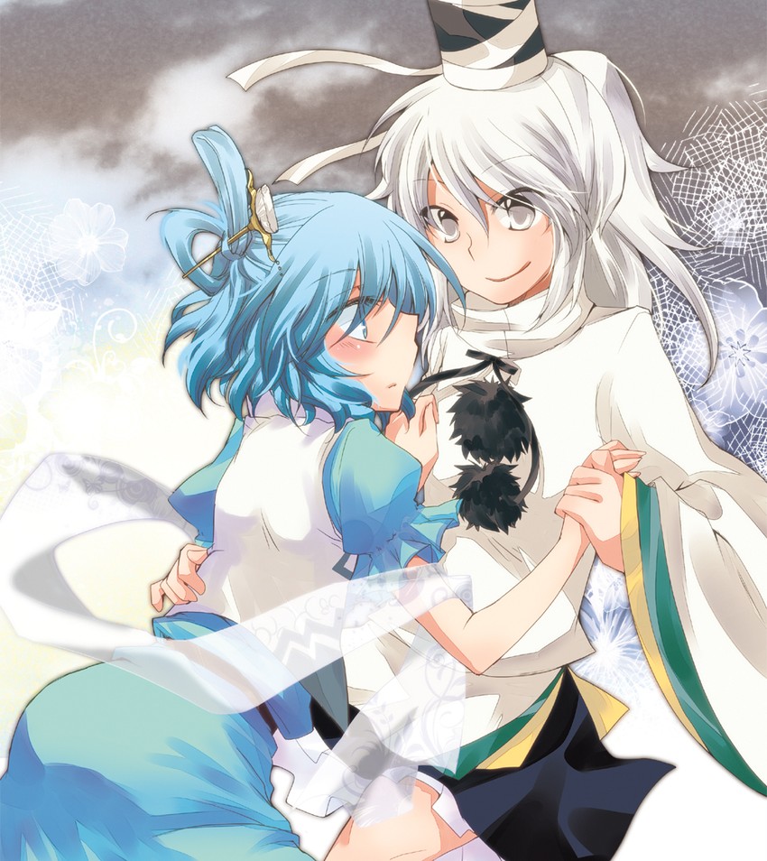 mononobe no futo and kaku seiga (touhou) drawn by natsume_(iravati-4u)