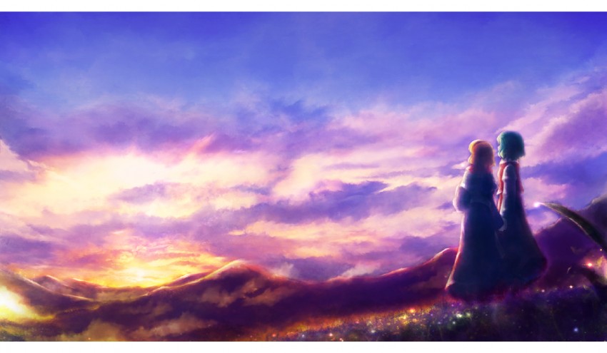 alice margatroid and kazami yuuka (touhou) drawn by ukihashi_kei