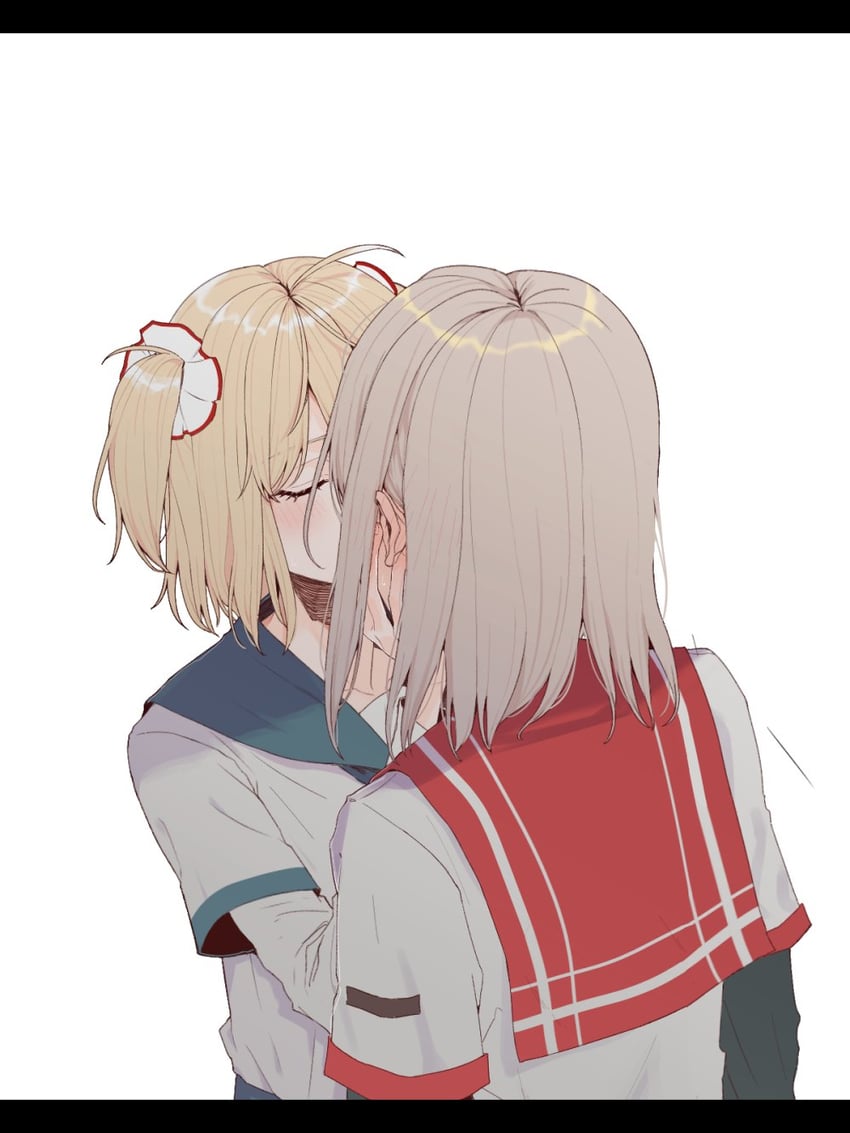 isuzu ren and ayano rika (mahou shoujo madoka magica and 1 more) drawn by 596_(_gokuraku_joudo)