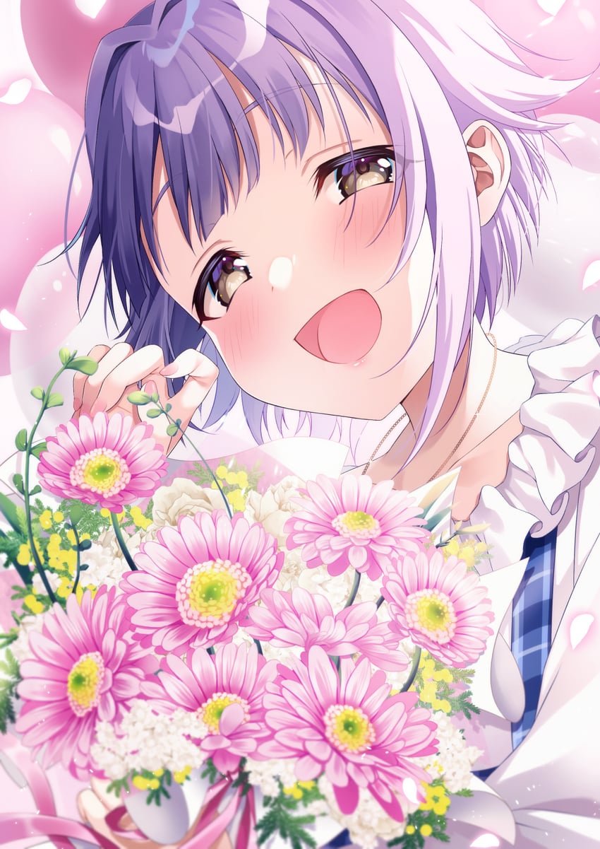 koshimizu sachiko (idolmaster and 2 more) drawn by nako_narita
