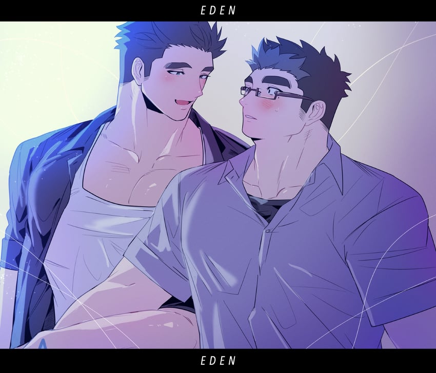 protagonist 3 and motoori shiro (tokyo afterschool summoners) drawn by doku_(hitori_ox)