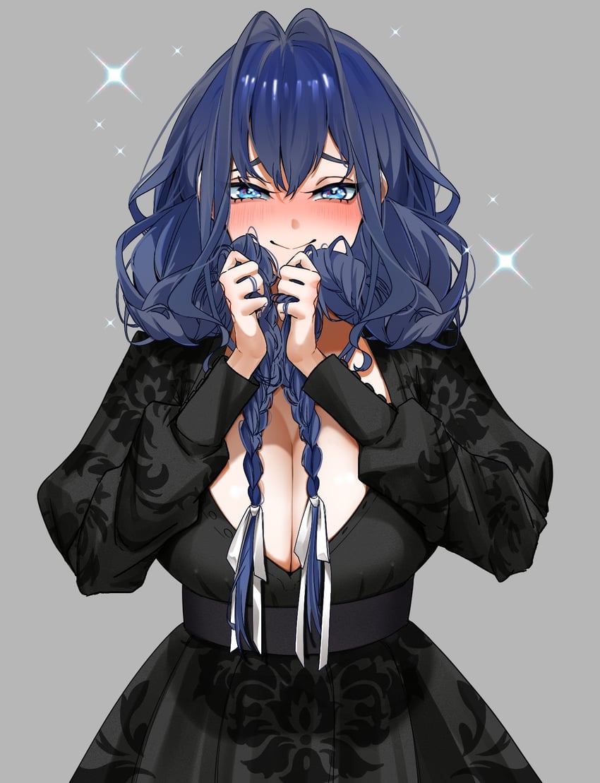 ouro kronii (hololive and 1 more) drawn by tianwang720276