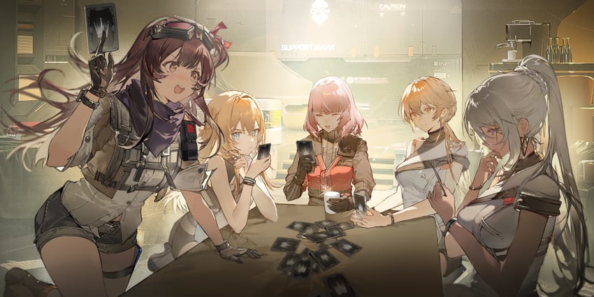 suomi, ots-14, female commander, groza, nemesis, and 1 more (girls' frontline and 1 more) drawn by dalanxia