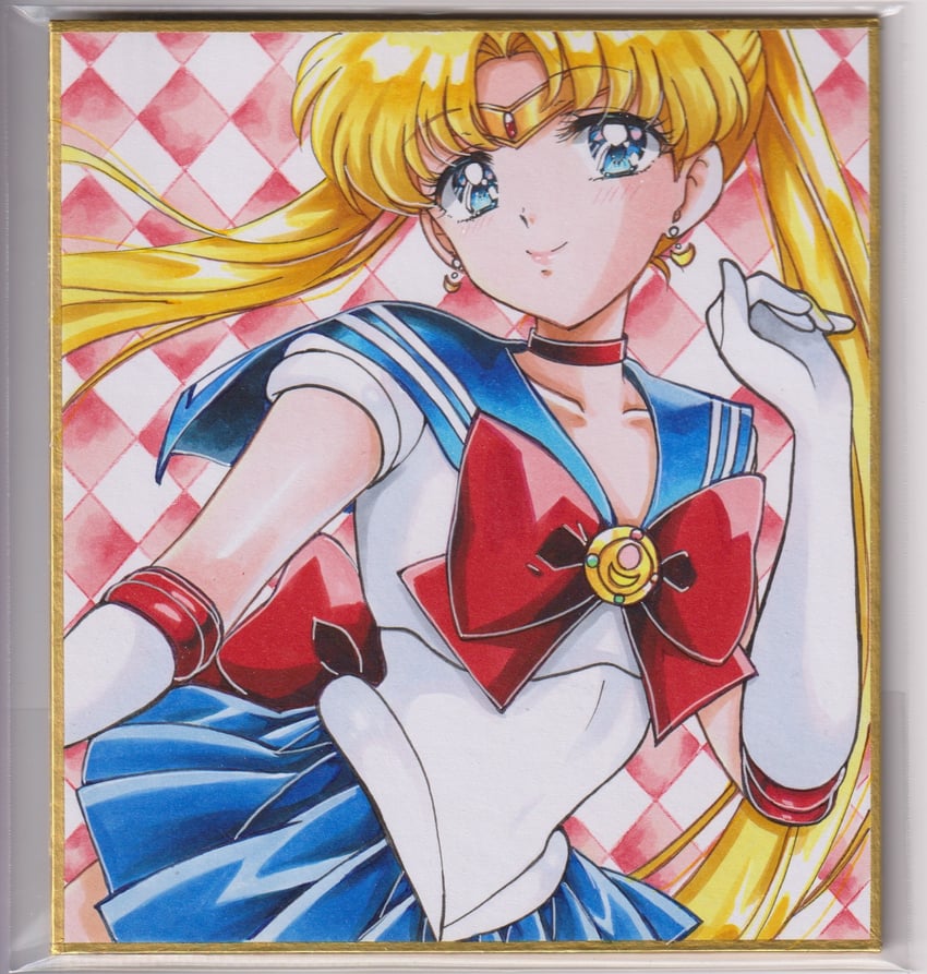 tsukino usagi and sailor moon (bishoujo senshi sailor moon) drawn by user_kztc4472