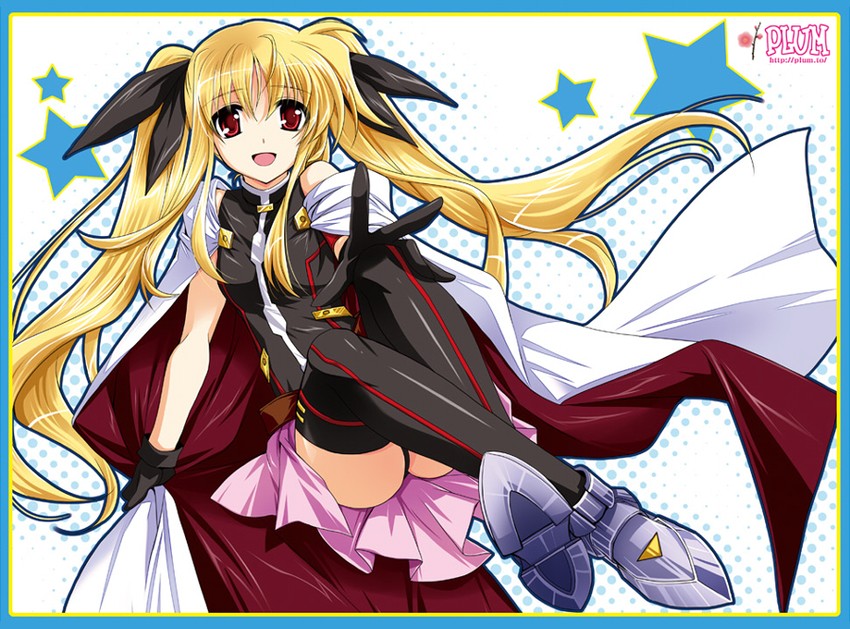 fate testarossa (lyrical nanoha and 3 more) drawn by kanna_(plum)