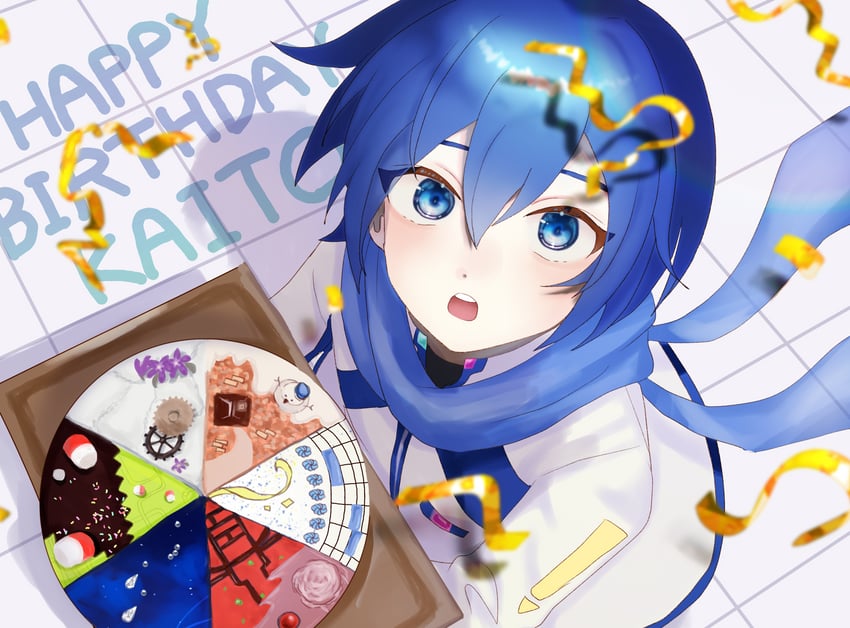kaito (vocaloid) drawn by ayapipi12