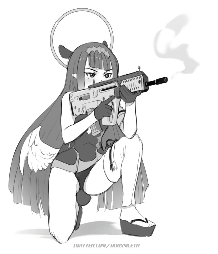 ninomae ina'nis (hololive and 1 more) drawn by mleth