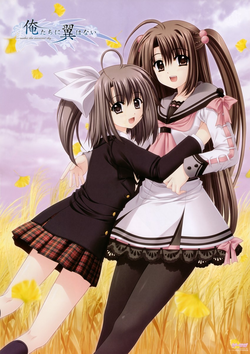 watarai asuka and ootori naru (oretachi ni tsubasa wa nai) drawn by nishimata_aoi