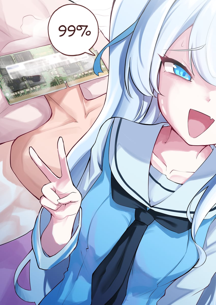 madobe ichika (original and 3 more) drawn by clover_dot_(clov_erd)