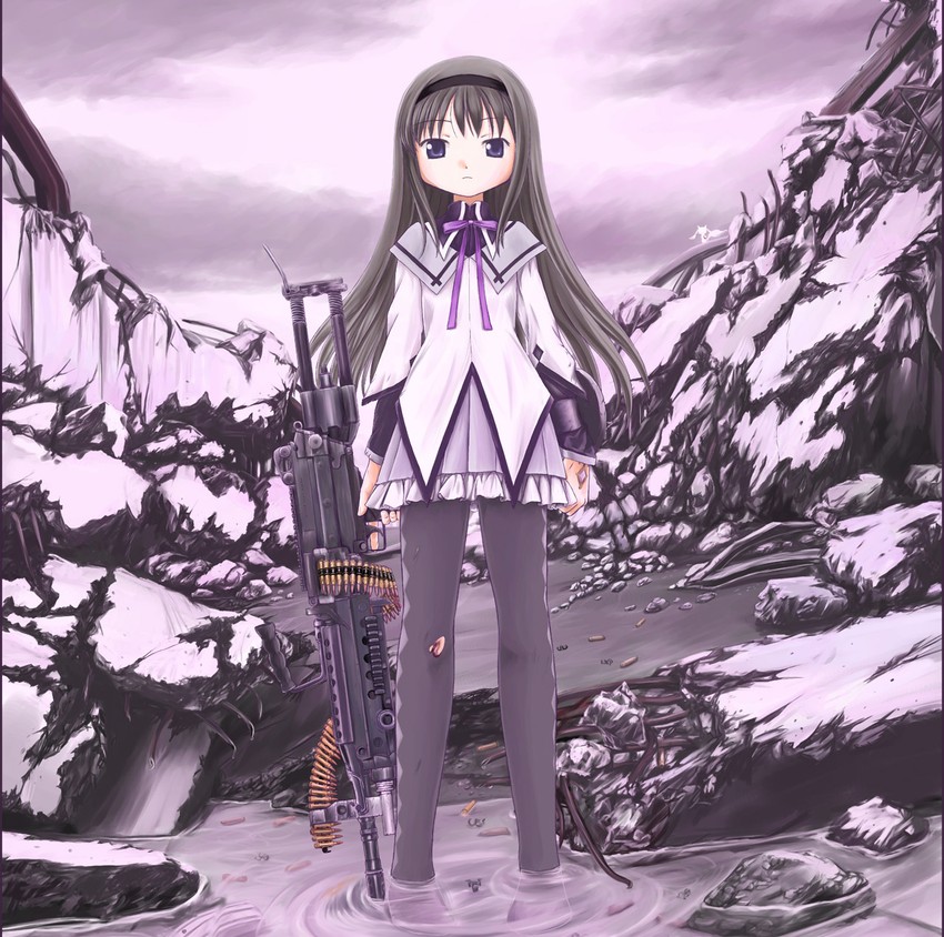 akemi homura (mahou shoujo madoka magica) drawn by kahis_(sweetbriar)