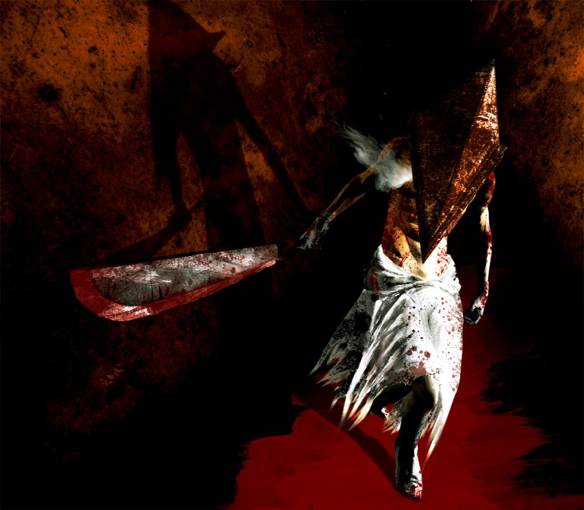 pyramid head (silent hill and 1 more) drawn by muramasa_(tetsuok9999)