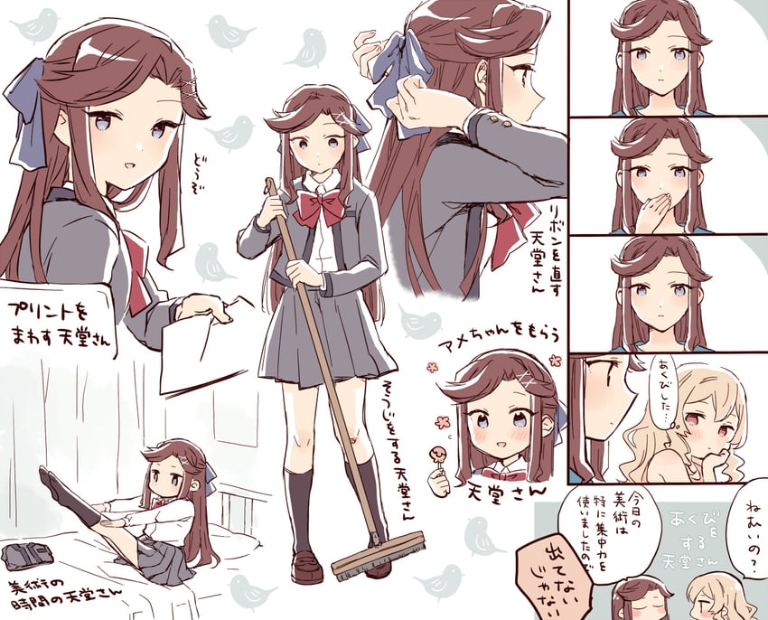 saijou claudine and tendou maya (shoujo kageki revue starlight) drawn by wato_(ko)