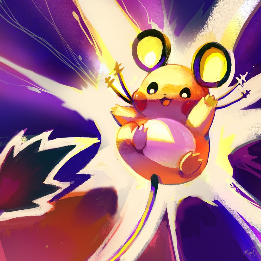 dedenne (pokemon) drawn by koriarredondo