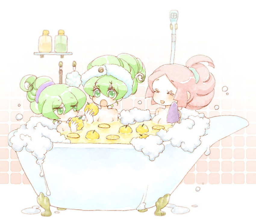 macne nana, macne nana petit, and macne coco (apple inc. and 2 more) drawn by yahoro