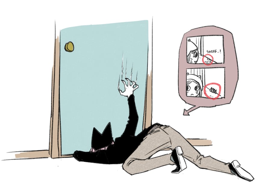 nyen and kitty carpet (randal's friends) drawn by tsukasa_(tsukasa_mimizuku)
