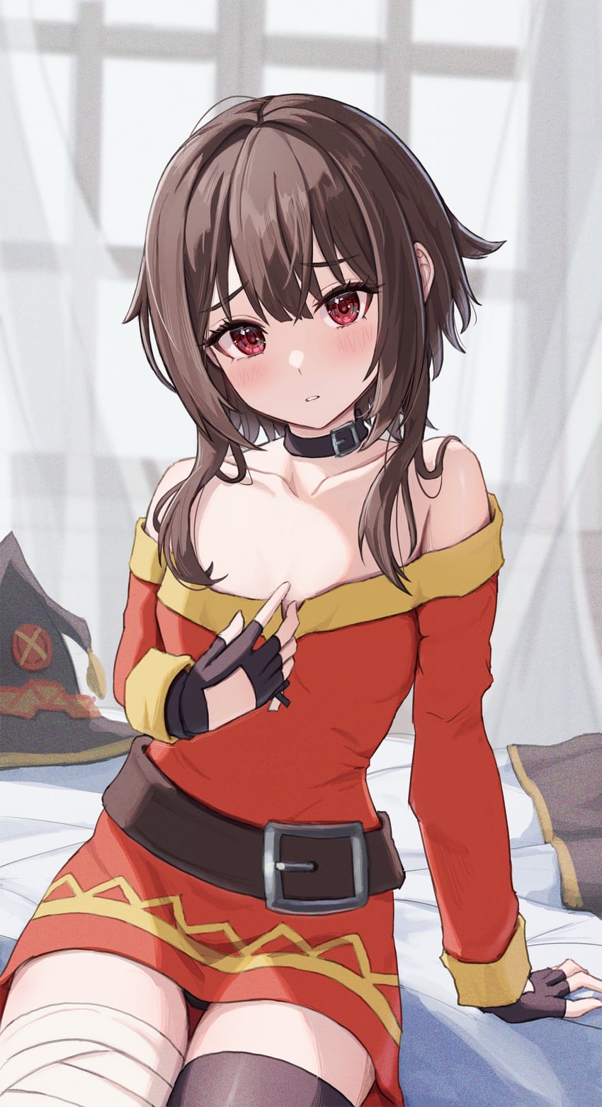 megumin (kono subarashii sekai ni shukufuku wo!) drawn by icetea_art