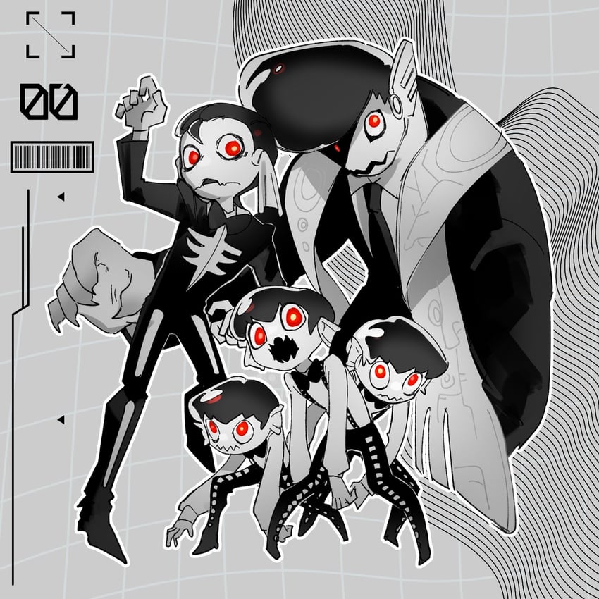 swarming languendo, marching andante, and battering lento (splatoon and 2 more) drawn by ore_is_xtai