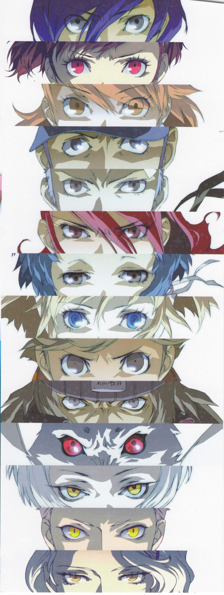yuuki makoto, aigis, shiomi kotone, takeba yukari, kirijou mitsuru, and 9 more (persona and 2 more) drawn by soejima_shigenori