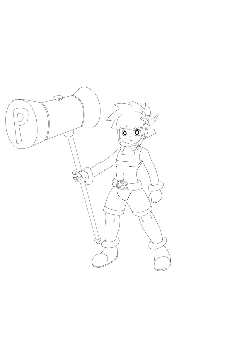 matsubara kaoru and powered buttercup (powerpuff girls z) drawn by achthenuts