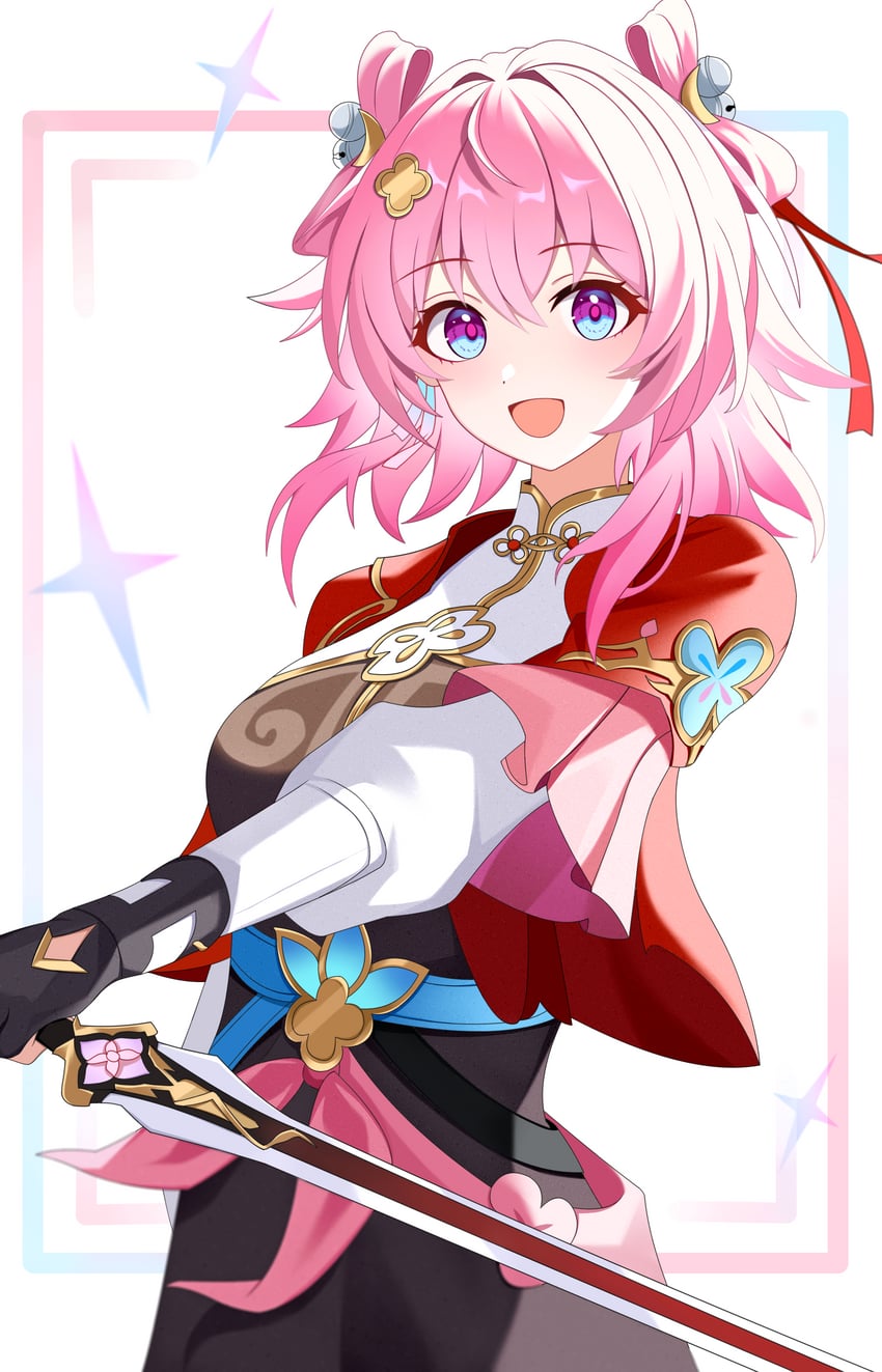 march 7th (honkai and 1 more) drawn by kenomotsu_yukuwa