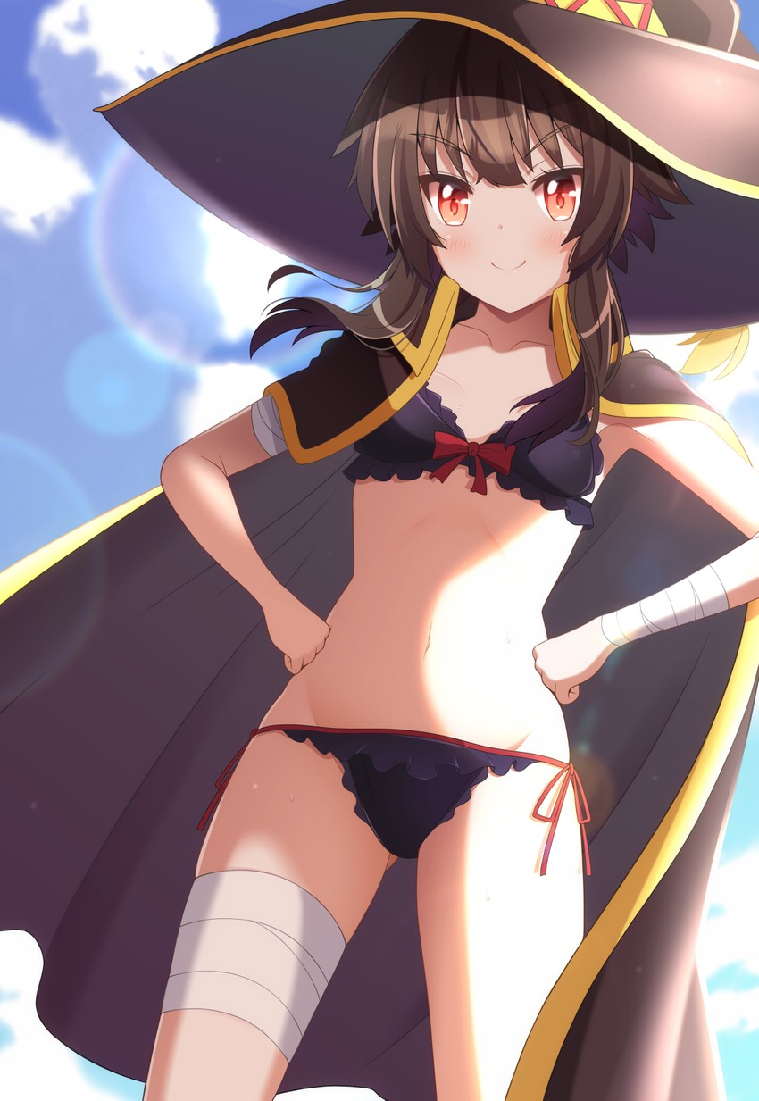 megumin (kono subarashii sekai ni shukufuku wo!) drawn by bunny1219