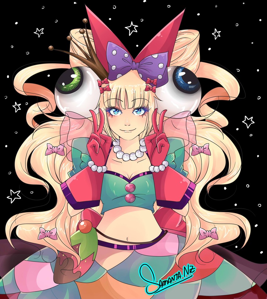sylvie paula paula (the king of fighters and 1 more) drawn by samanta_niz