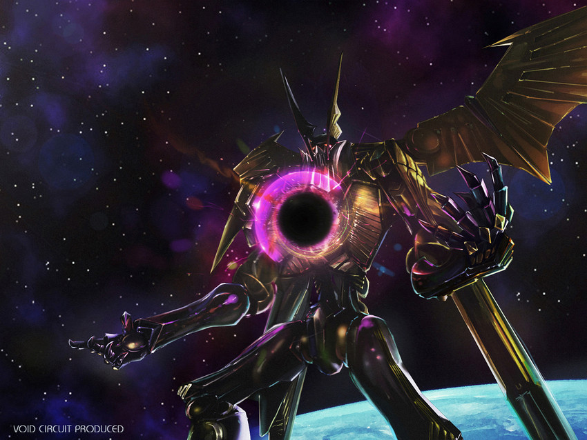 dis astranagant (super robot wars and 2 more) drawn by ushas